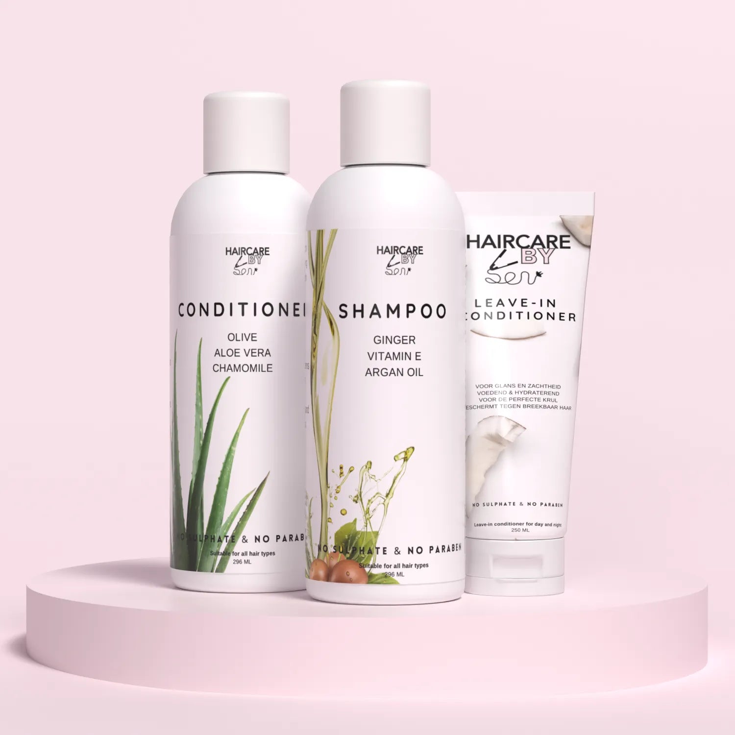 Ginger Shampoo & Conditioner + Leave In Conditioner