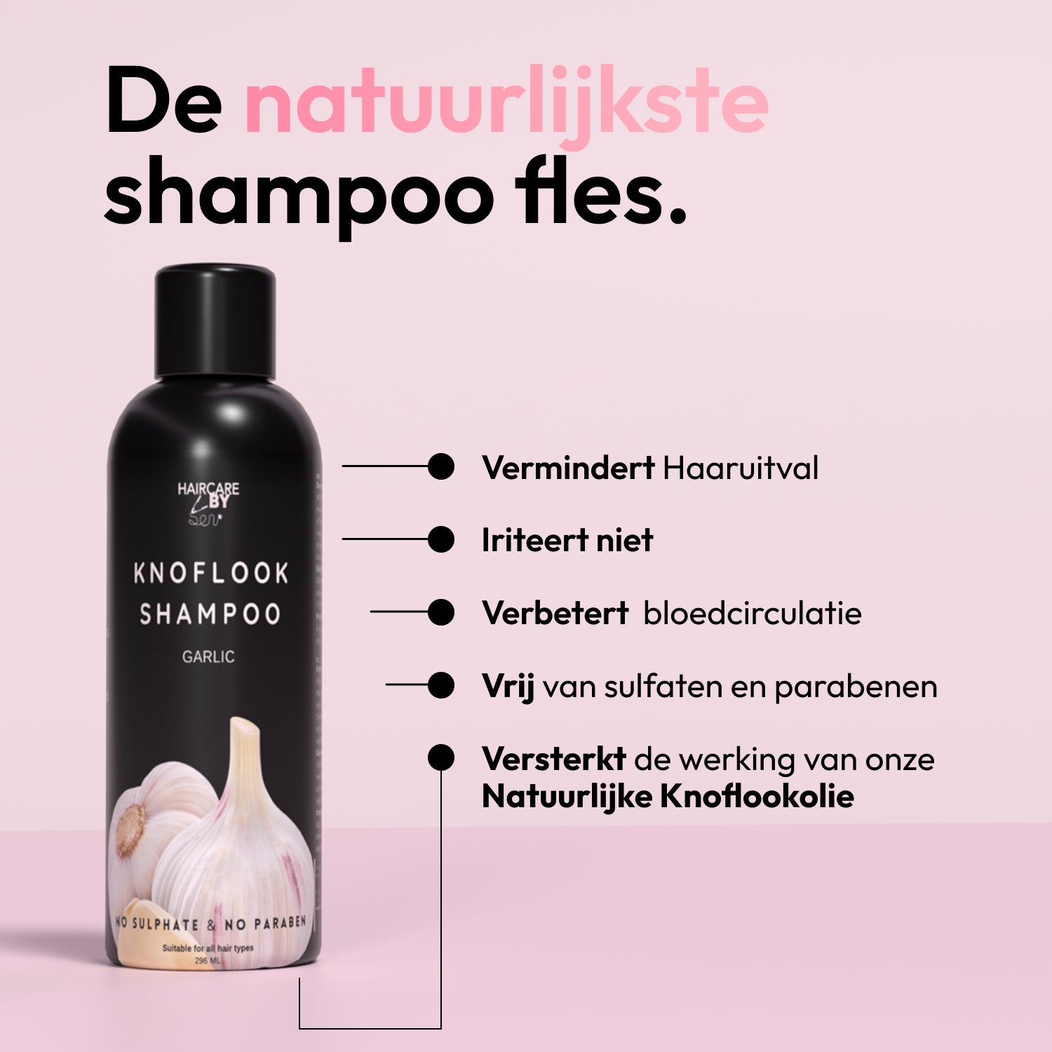 Natuurlijke Knoflookolie HCBS 200ml & HCBS Knoflook Shampoo Set