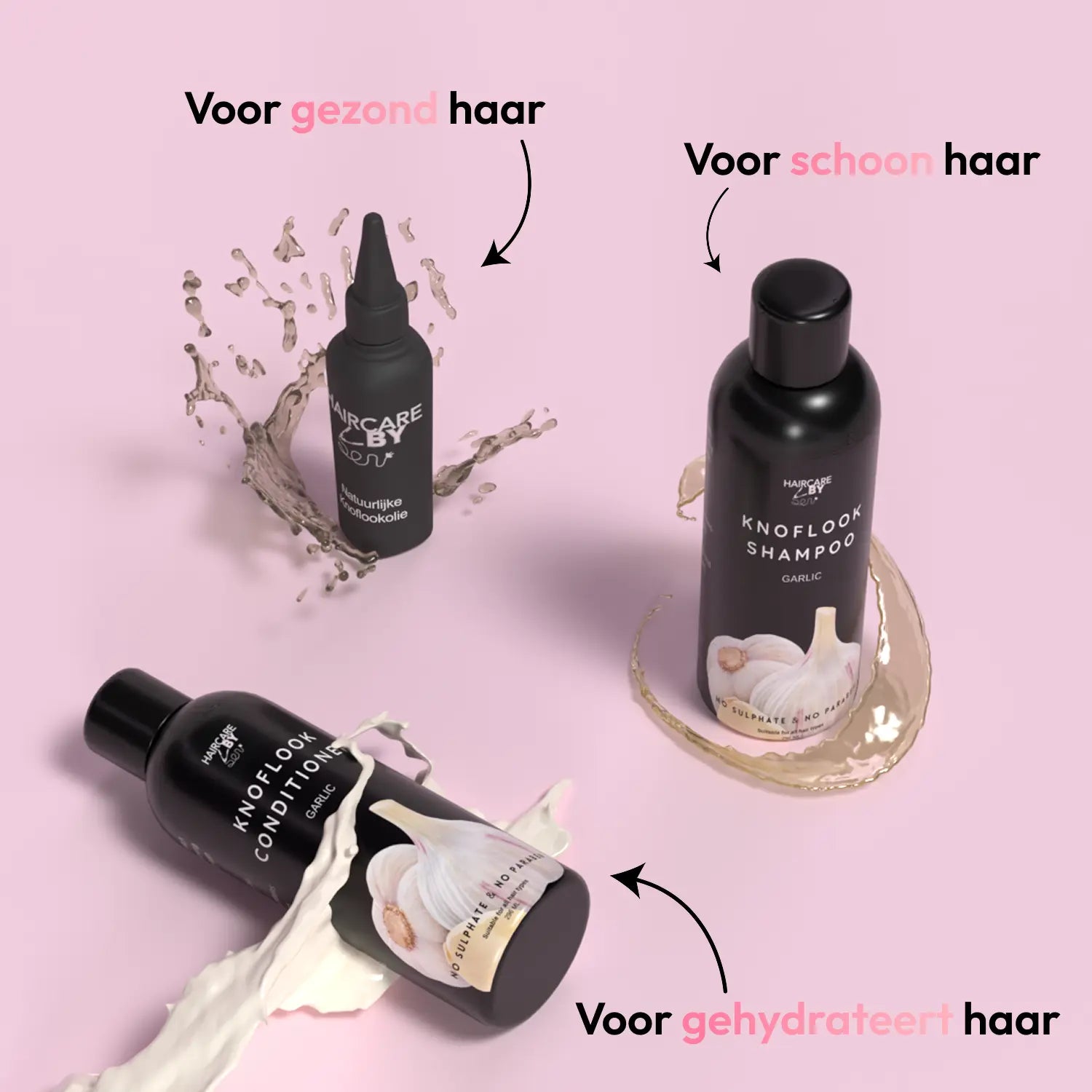 شامبو وبلسم الثوم + زيت الثوم 200 مل