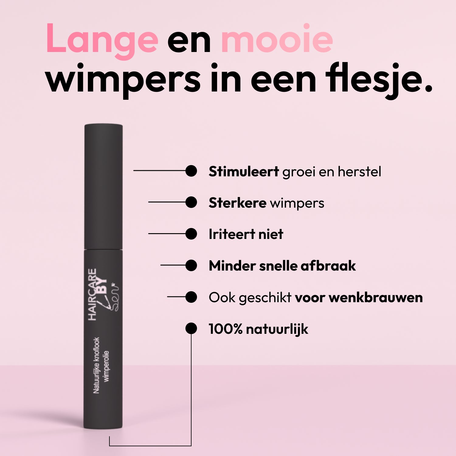 Knoflookolie 200ml & Wimperolie